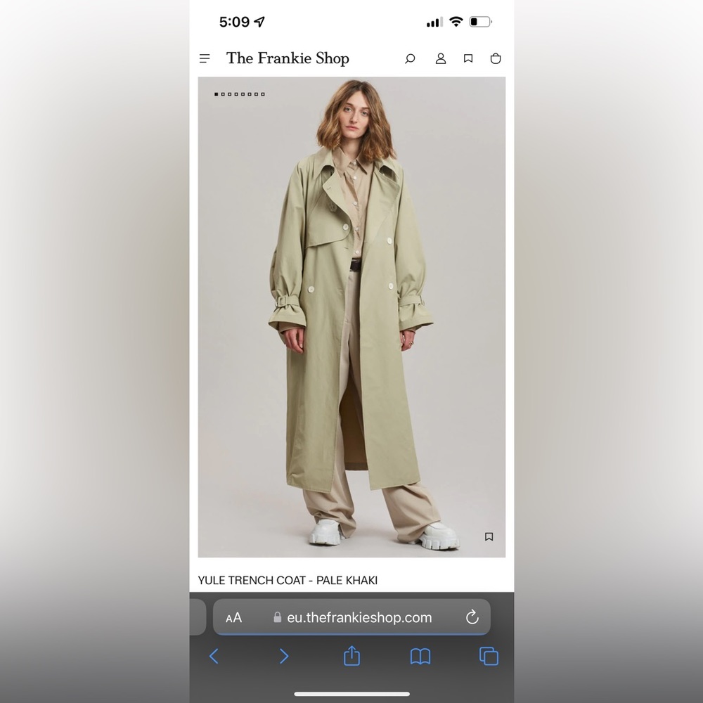 Frankie Shop Trench Coat